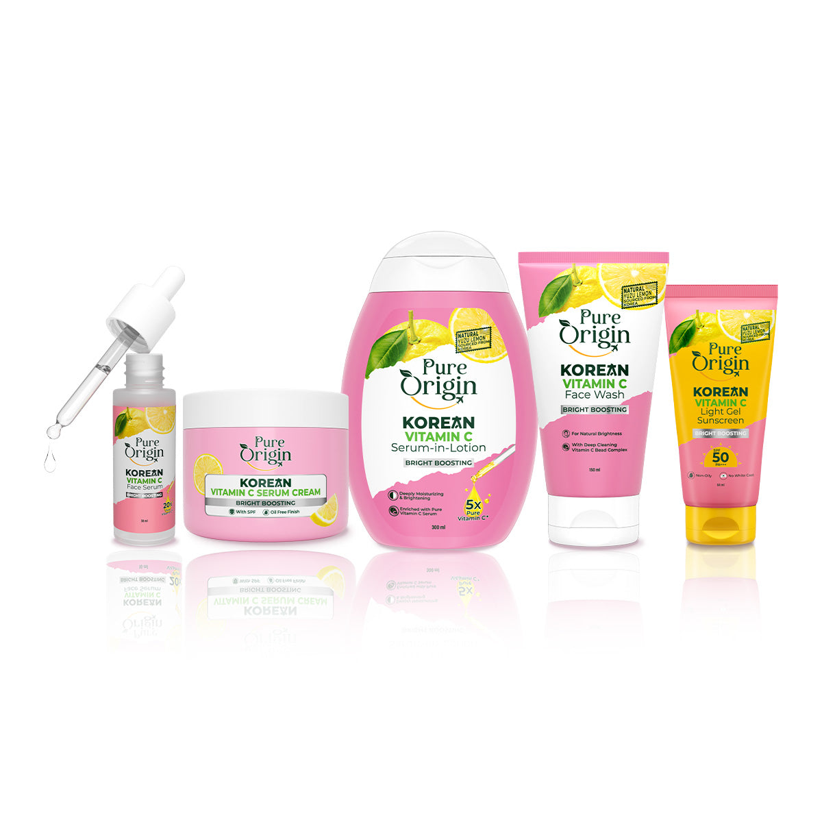 Korean Vitamin C All-in-One Bright Boosting Kit