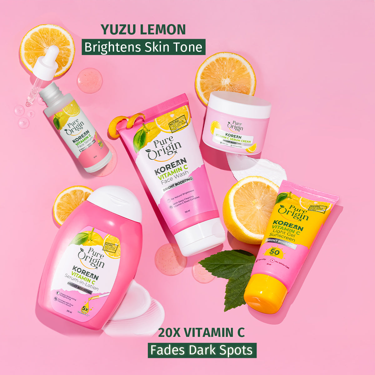 Korean Vitamin C All-in-One Bright Boosting Kit