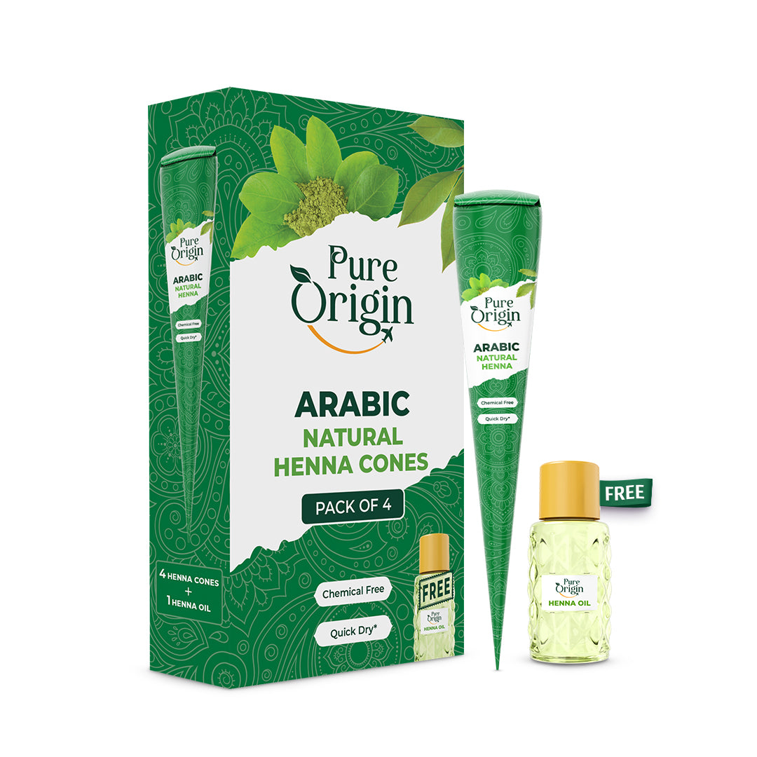 Arabic Natural Henna | Pack of 4 Pieces