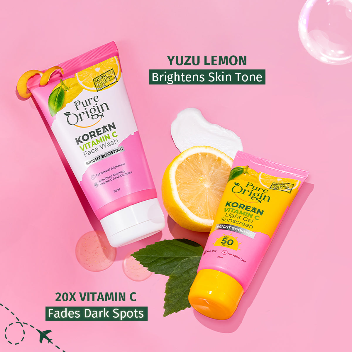 Korean Vitamin C Bright Boosting On-the-Glow Duo