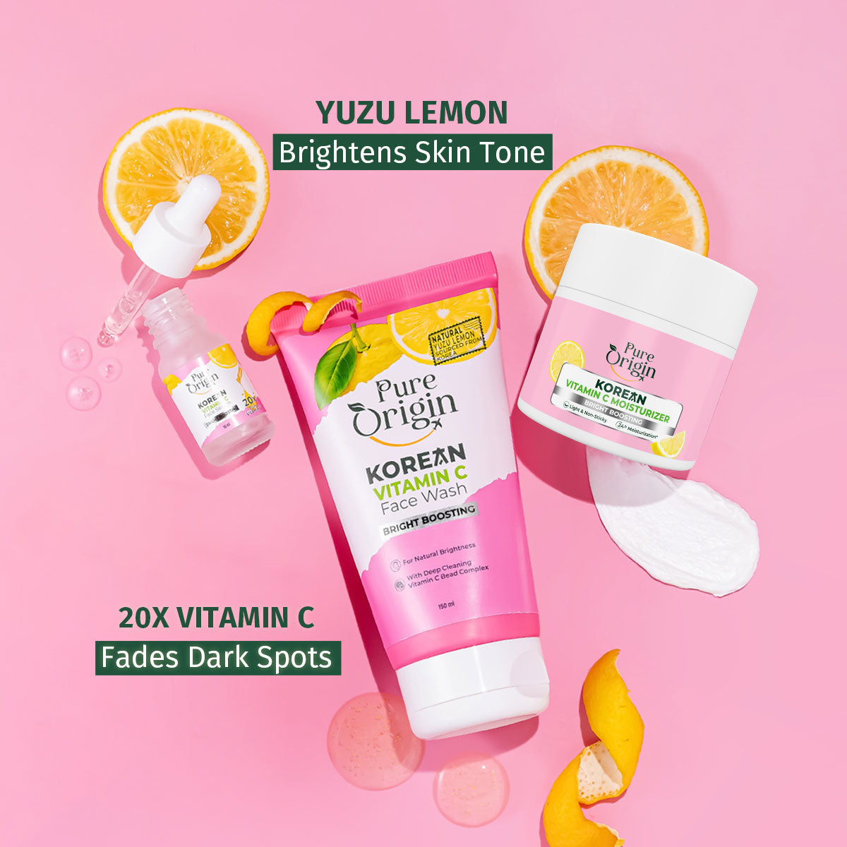 Korean Vitamin C Glow Boost Face Combo