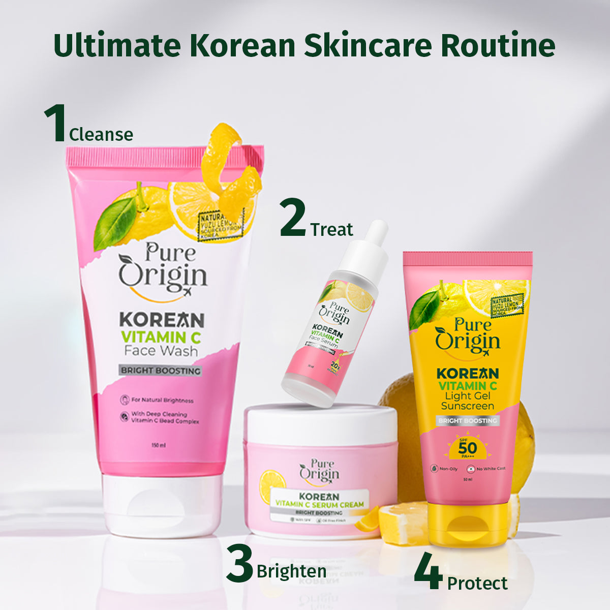 Korean Vitamin C All-Day Glow Kit