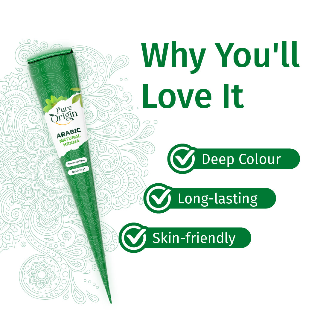 Arabic Natural Henna | Pack of 4 Pieces