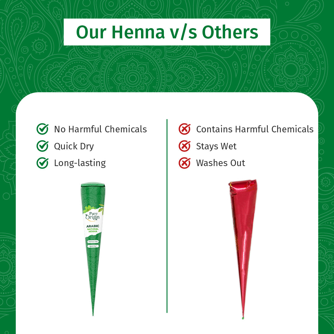 Arabic Natural Henna | Pack of 4 Pieces