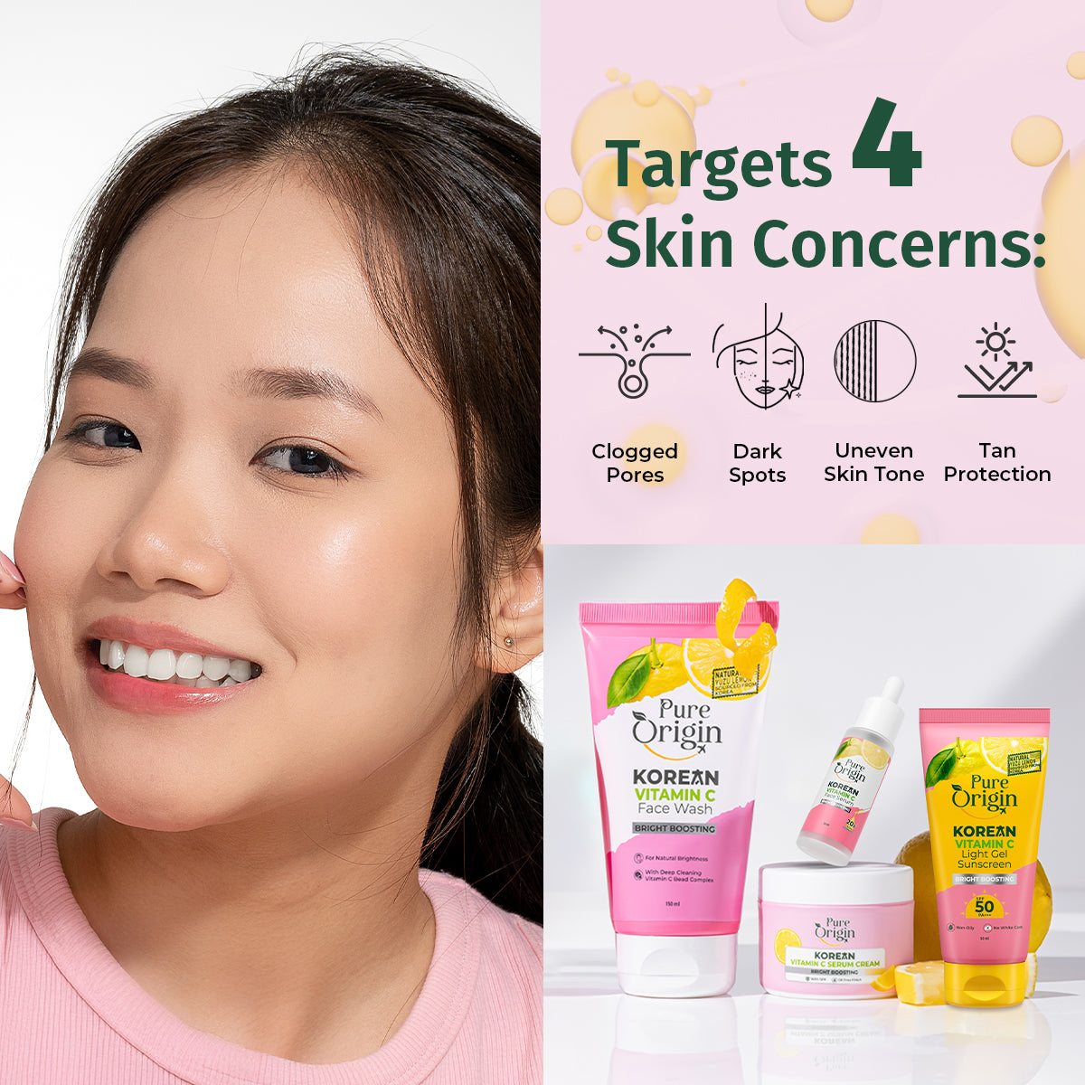 Korean Vitamin C All-Day Glow Kit