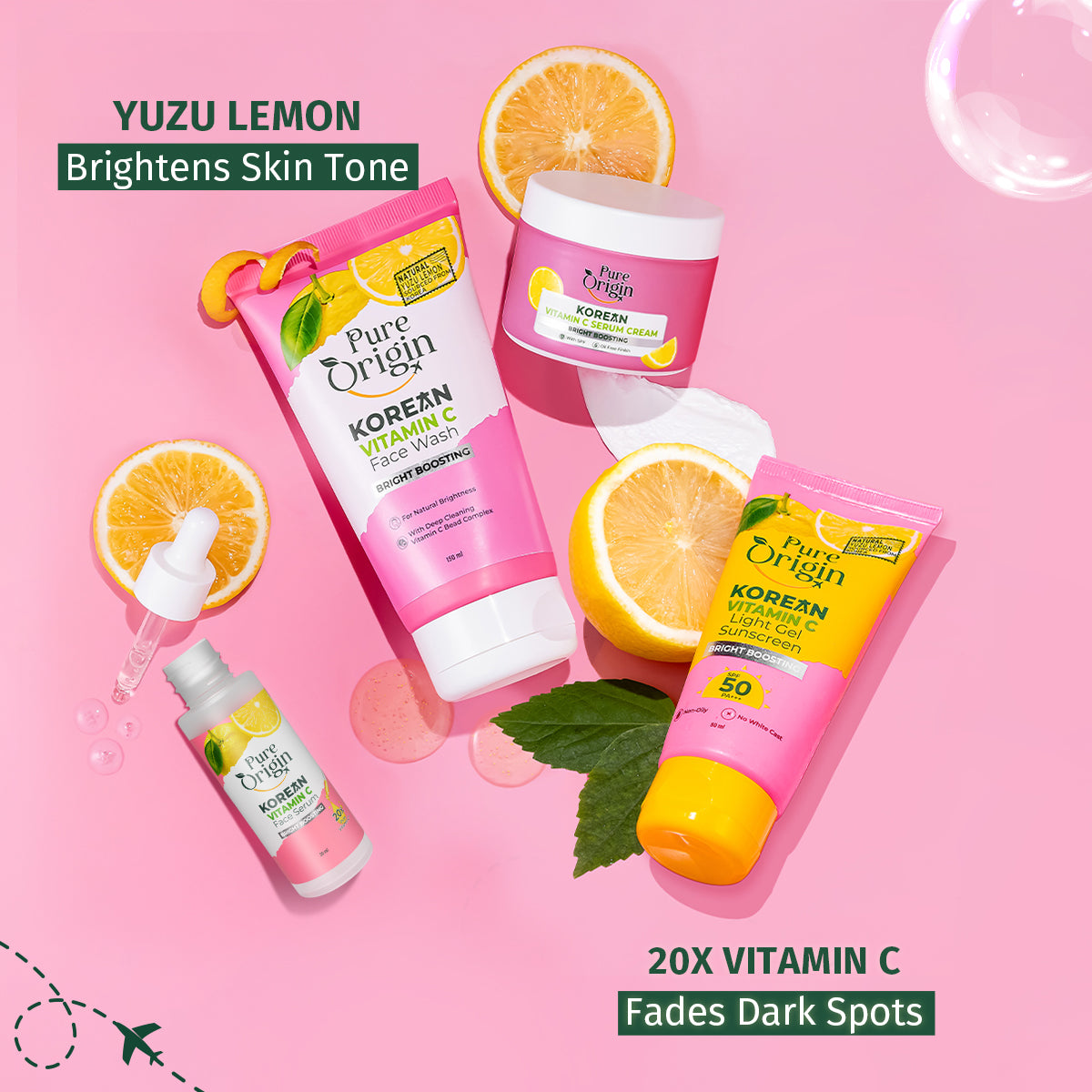 Korean Vitamin C All-Day Glow Kit