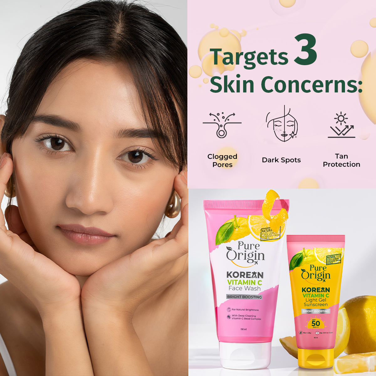 Korean Vitamin C Bright Boosting On-the-Glow Duo