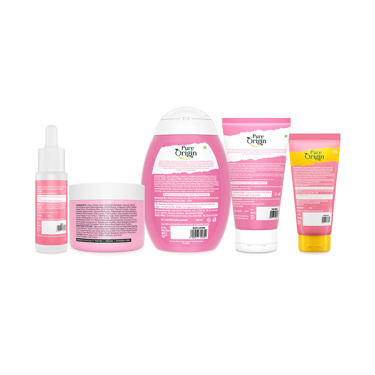 Korean Vitamin C All-in-One Bright Boosting Kit