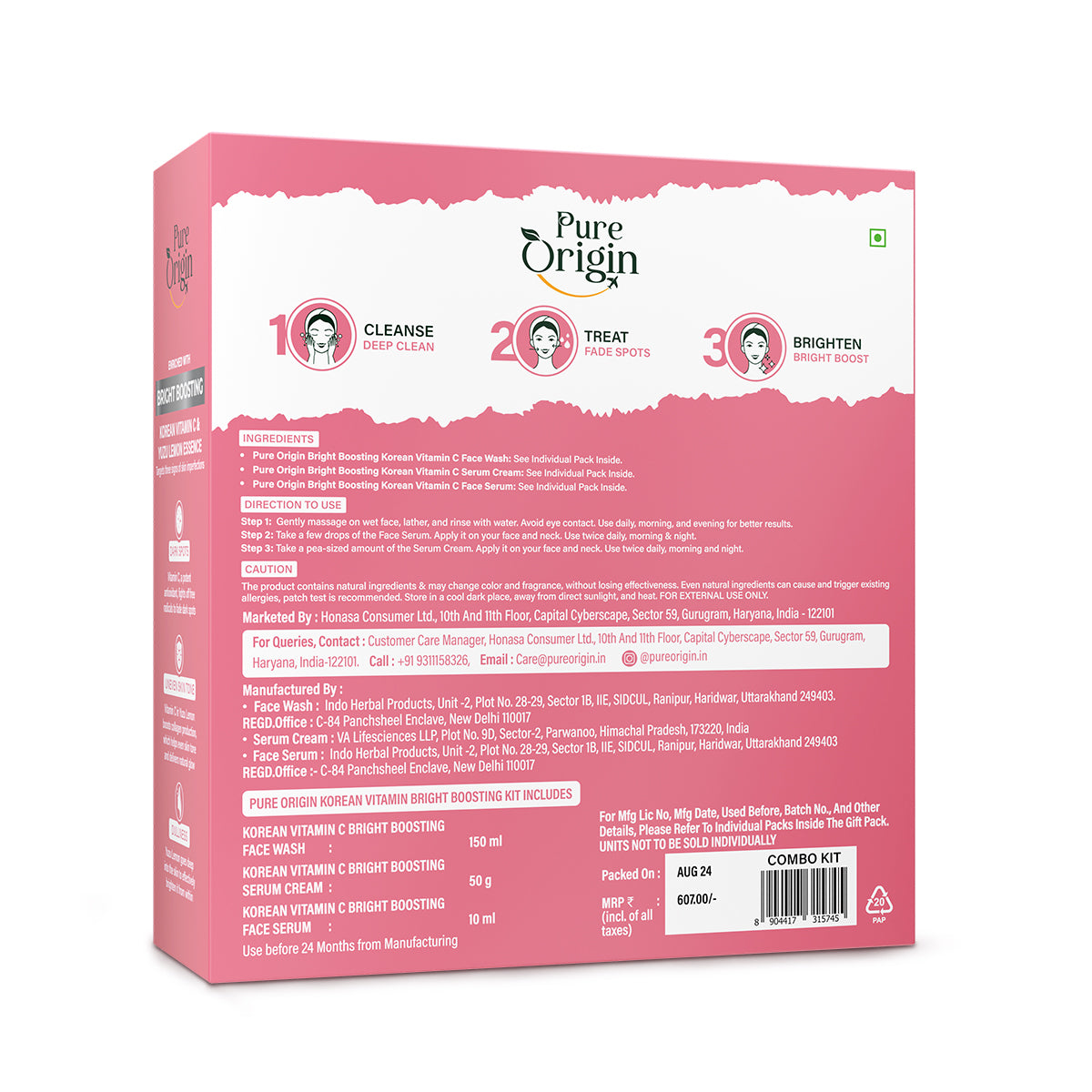 Korean Vitamin C Bright Boosting Kit