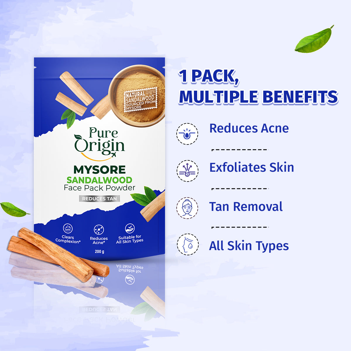 Mysore Sandalwood Face Pack Powder