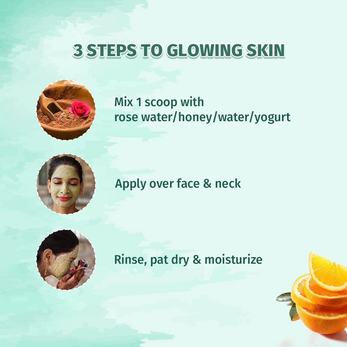 Spanish Orange Face Pack Powder