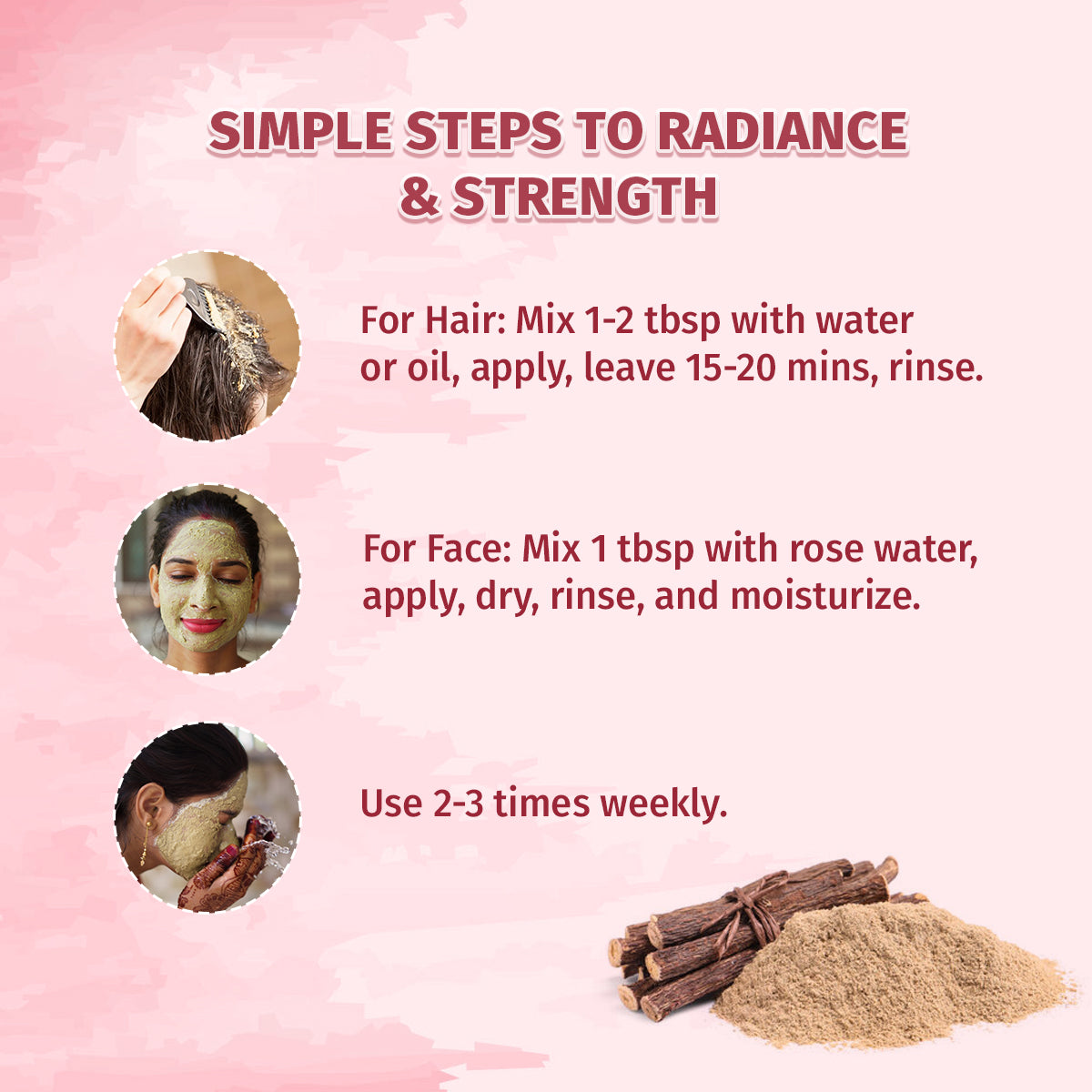 Turkish Mulethi Face & Hair Pack Powder