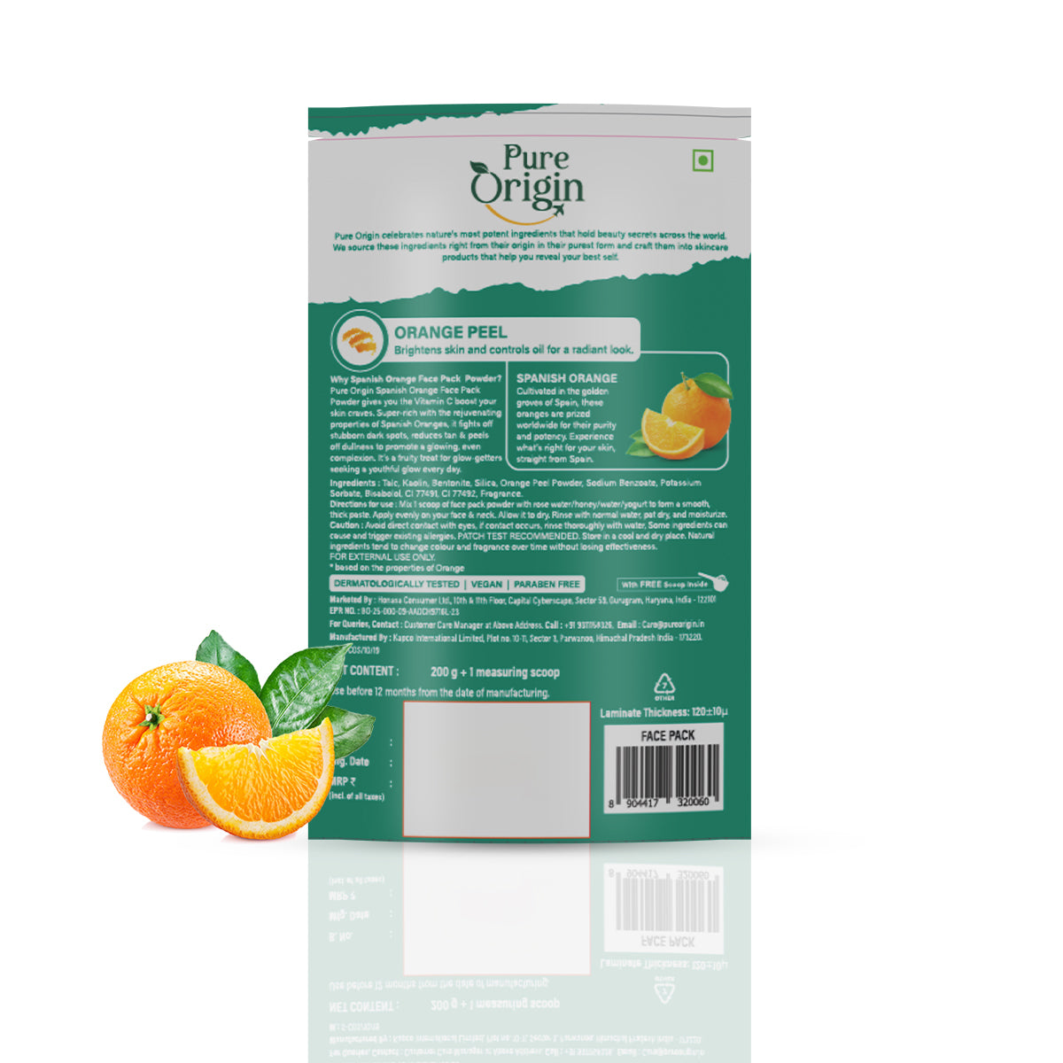 Spanish Orange Face Pack Powder