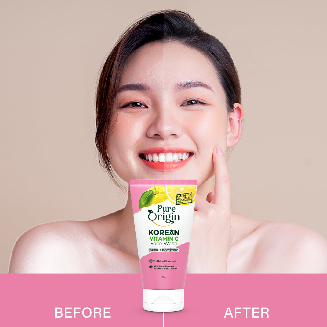 Korean Vitamin C Bright Boosting Face Wash