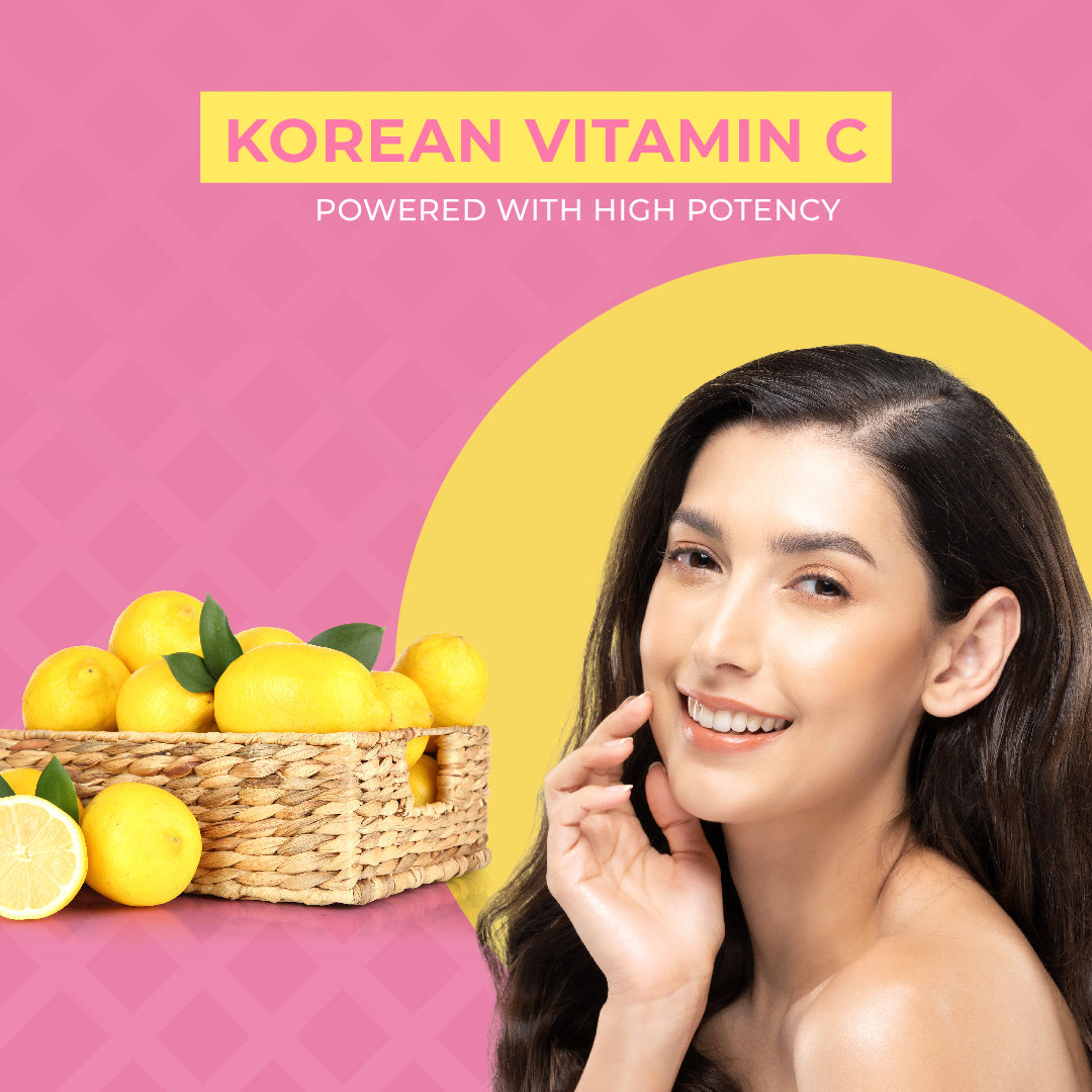 Korean Vitamin C Bright Boosting Face Serum - Pack of 3