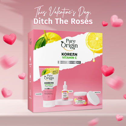 Korean Vitamin C Bright Boosting Kit | Valentine Kit