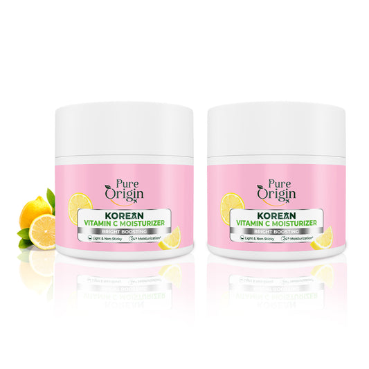 Korean Vitamin C Bright Boosting Moisturizer - Pack of 2
