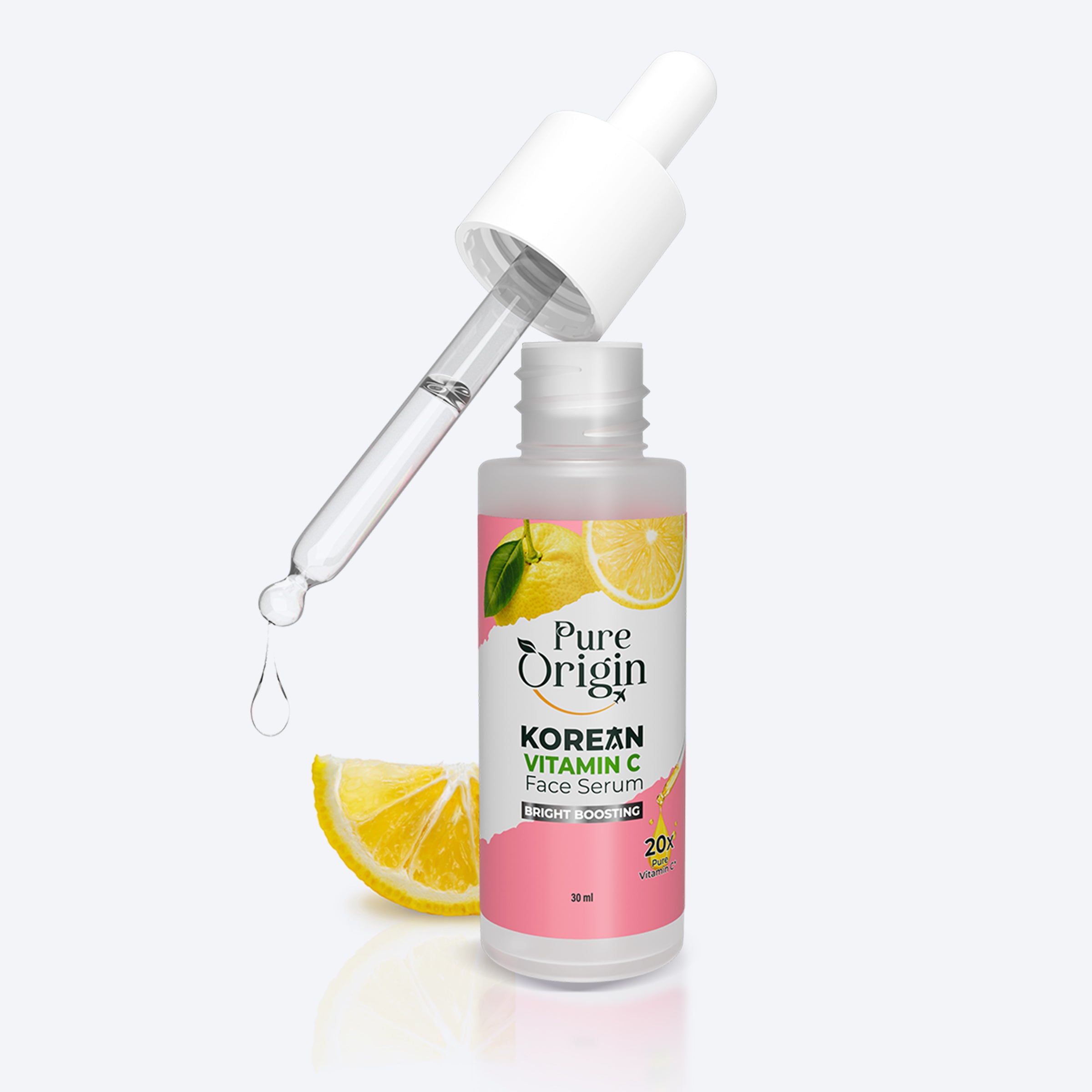 Korean Vitamin C Bright Boosting Face Serum 30 ml – Pure Origin Skincare