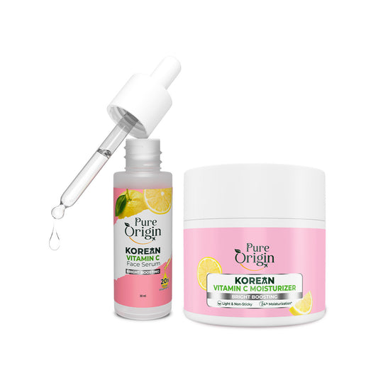 Korean Bright Boosting Yuzu Lemon Serum & Moisturizer Duo
