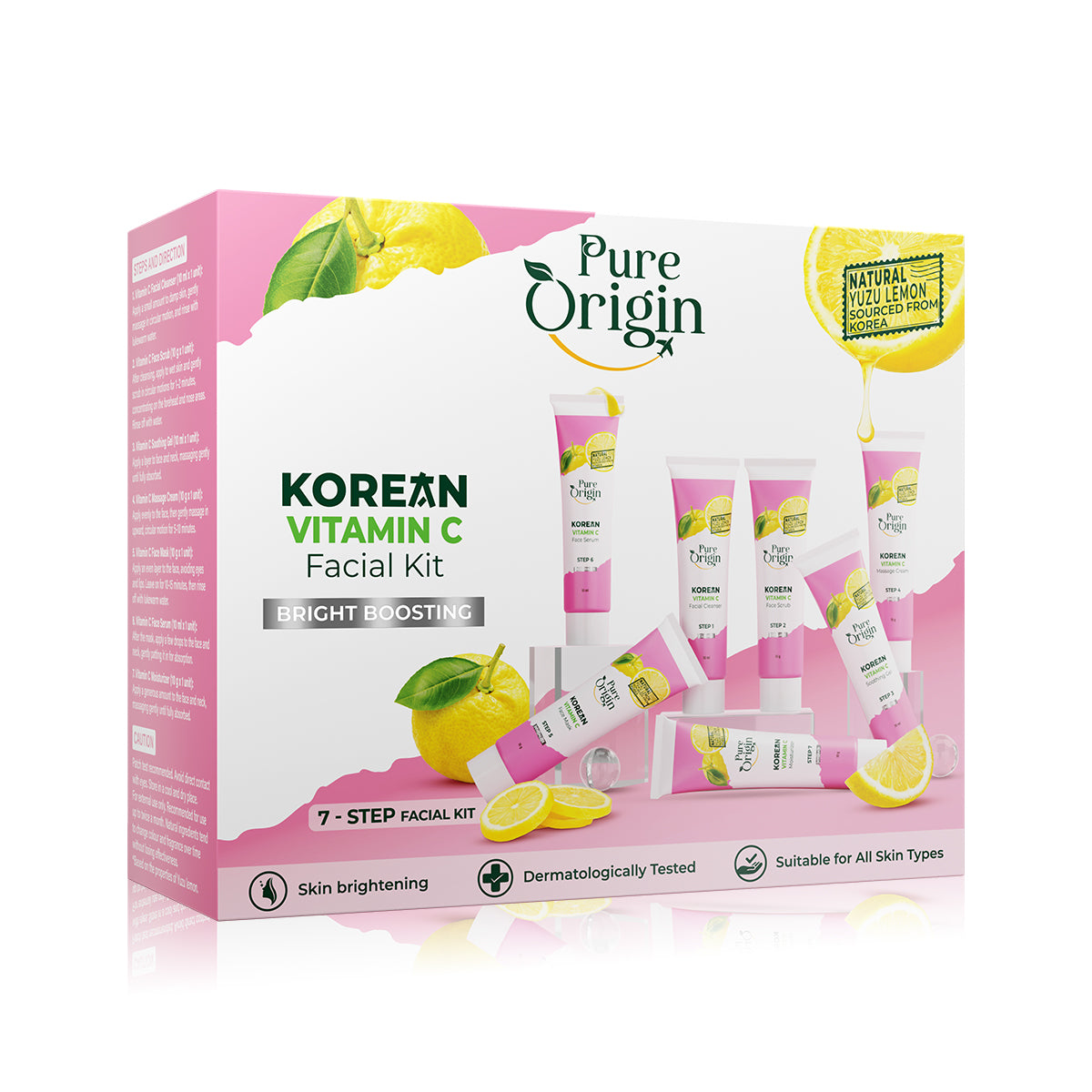 Pure Origin Korean Vitamin C Brightening Facial Kit