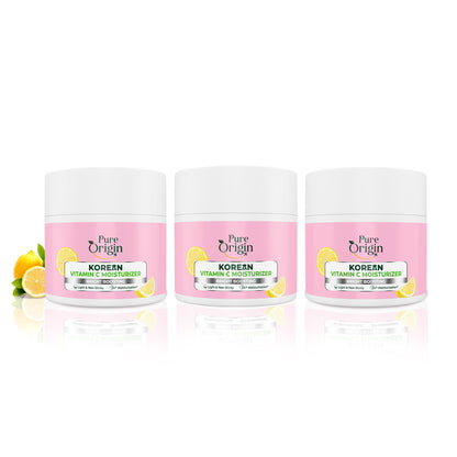 Korean Vitamin C Bright Boosting Moisturizer - Pack of 3