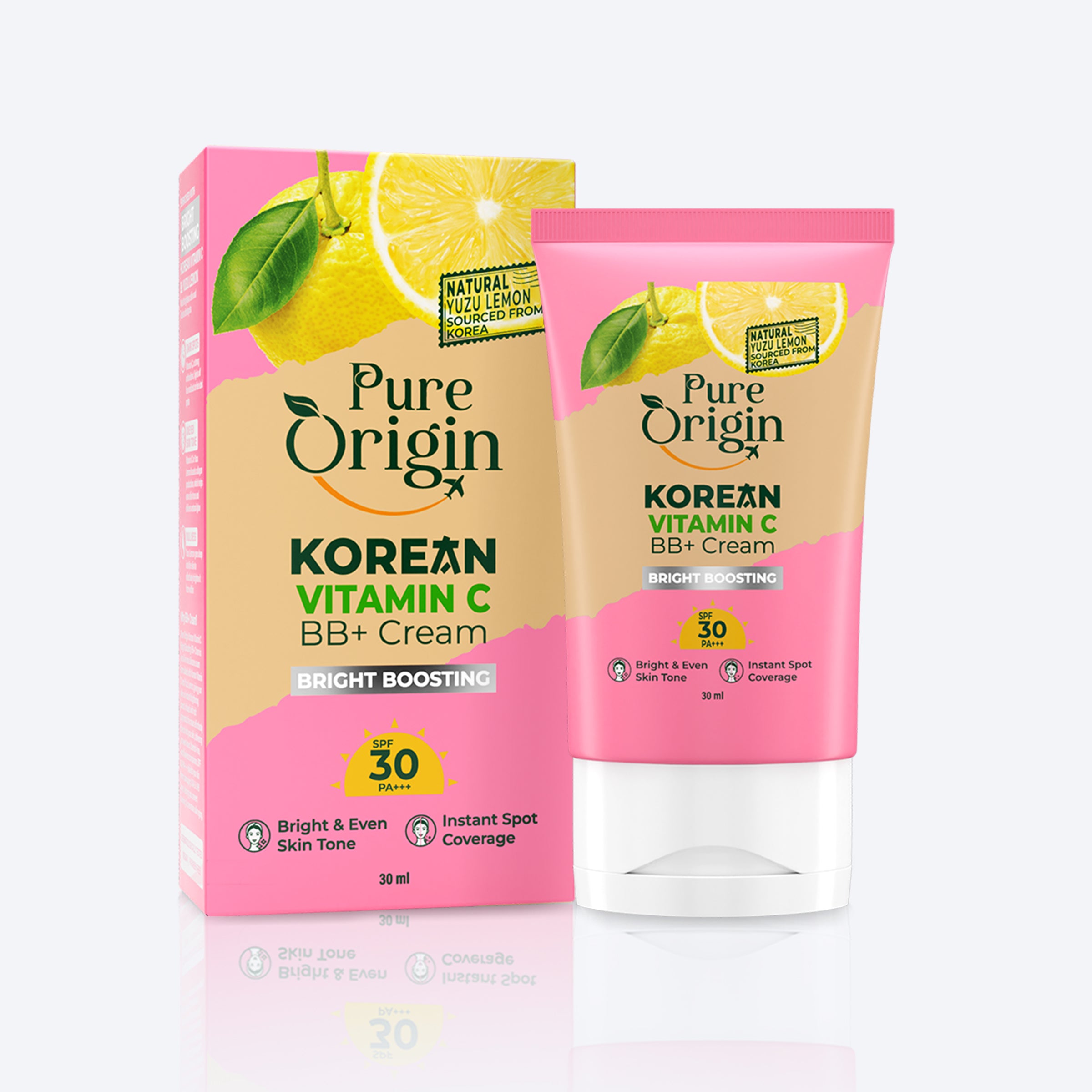 Korean Vitamin C Bright Boosting BB+ Cream – Pure Origin Skincare