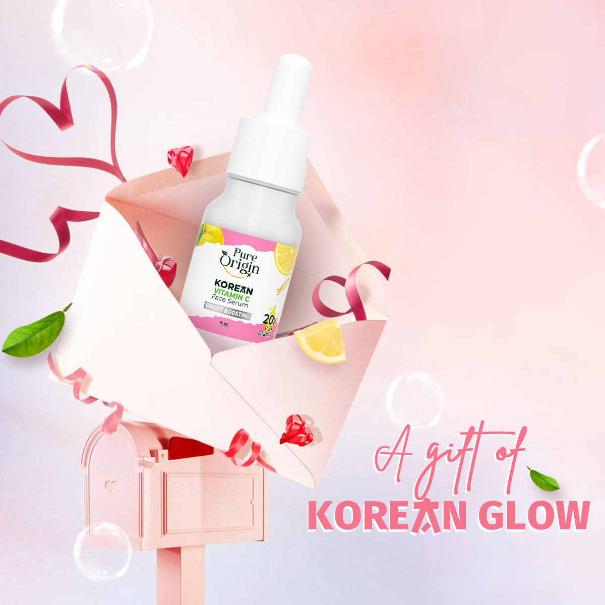 Korean Vitamin C Bright Boosting Kit | Valentine Kit