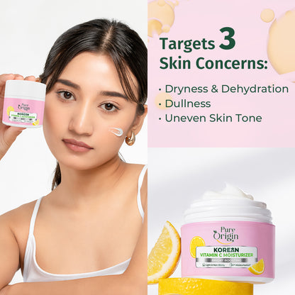 Korean Vitamin C Bright Boosting Moisturizer - Pack of 3