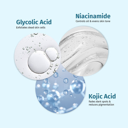 Pure Origin Japanese Tan Clear Kojic Face Wash pack of 3