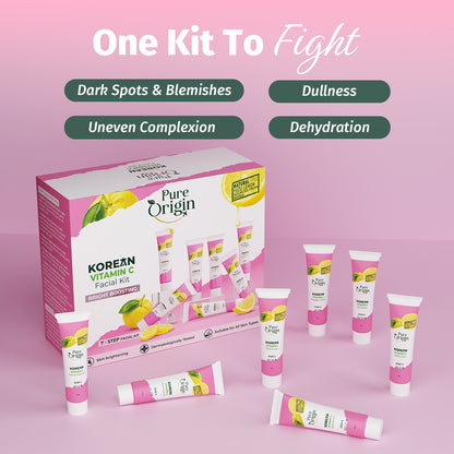 Pure Origin Korean Vitamin C Brightening Facial Kit