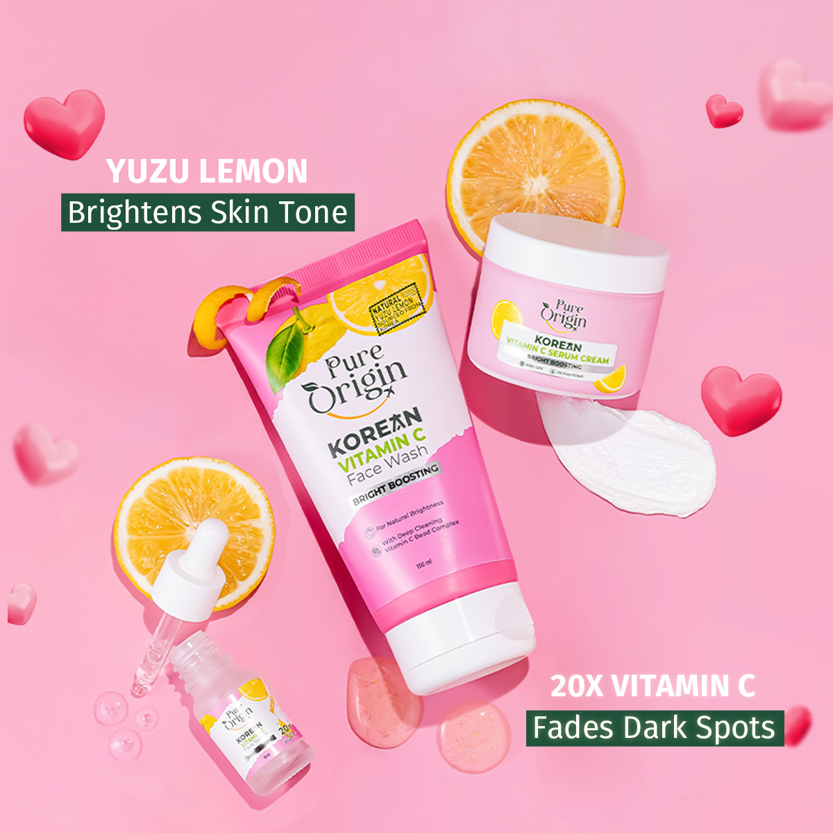 Korean Vitamin C Bright Boosting Kit | Valentine Kit