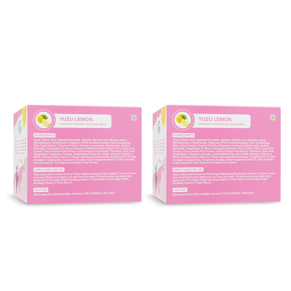 Korean Vitamin C Bright Boosting Serum Cream - Pack of 2