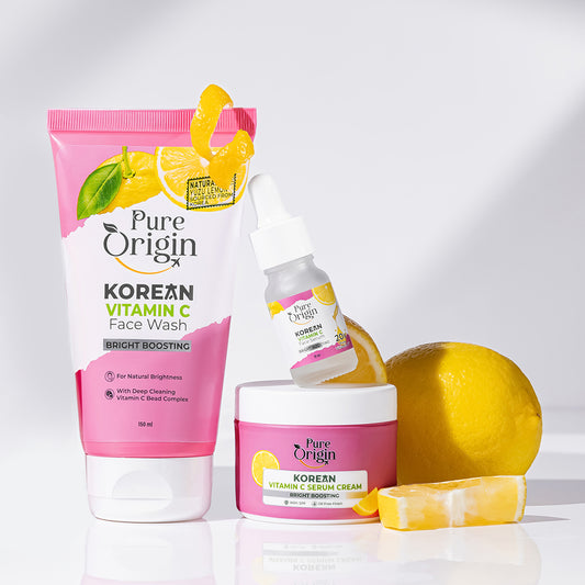 Korean Vitamin C Bright Boost Face Combo