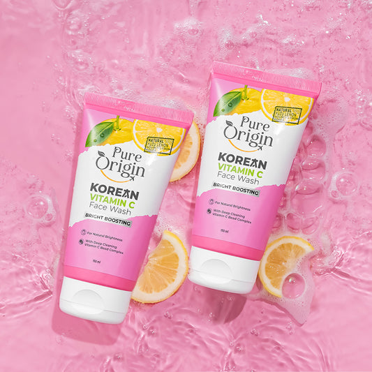 Korean Vitamin C Bright Boosting Face Wash - Pack of 2