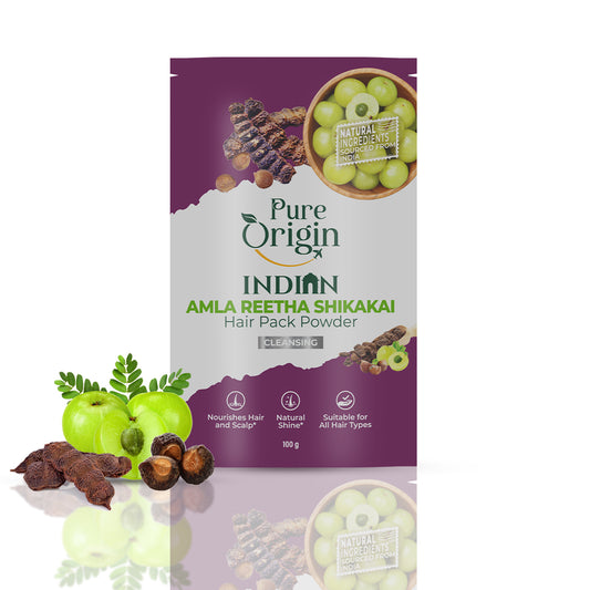 Indian Amla Reetha Shikakai Hair Pack Powder