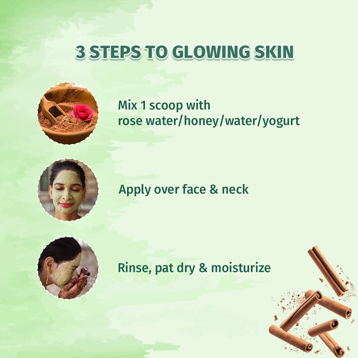 Ceylon Cinnamon Face Pack Powder