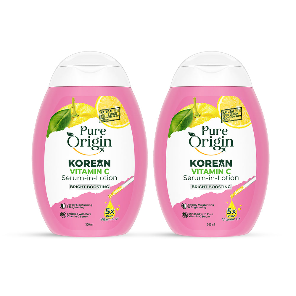 Korean Vitamin C Bright Boosting Body Lotion - Pack of 2