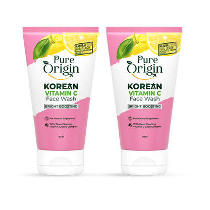 Korean Vitamin C Bright Boosting Face Wash - Pack of 2