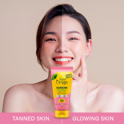 Korean Vitamin C Bright Boosting Light Gel Sunscreen